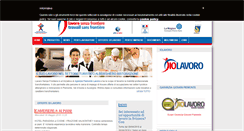 Desktop Screenshot of lavorosenzafrontiere.eu